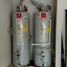 Installed double hot water heaters 0